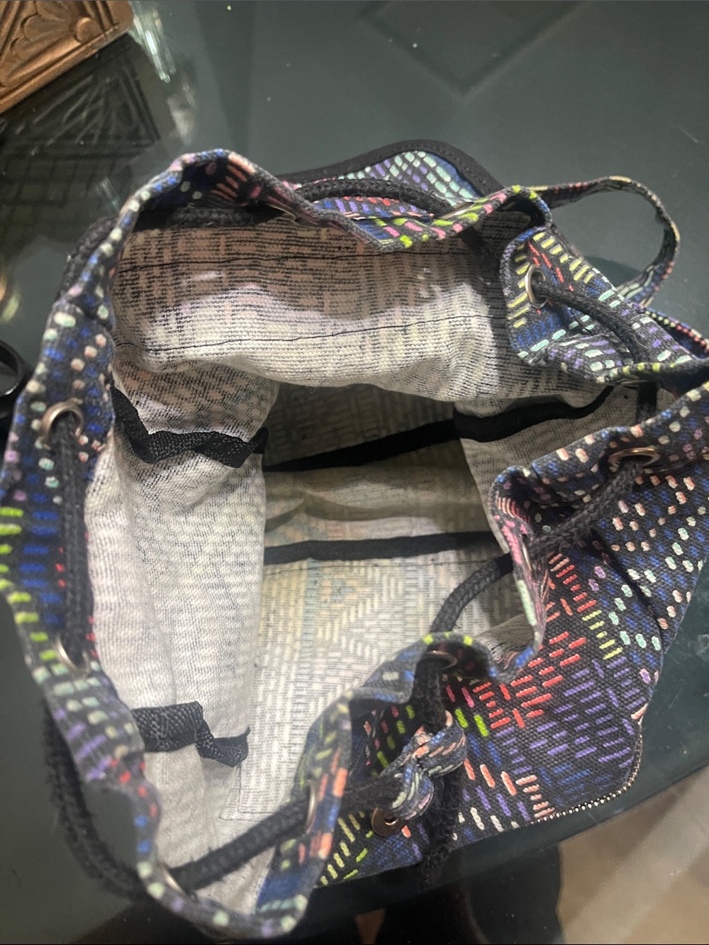 PINK Multicolor Patterned Duffel Bag + Backpack Set - Picture 8 of 8